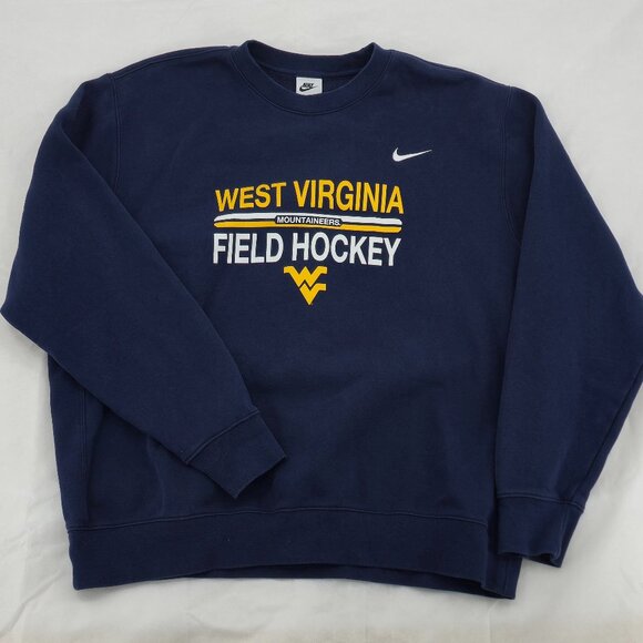 Nike Other - Nike West Virginia Mountaineers Field Hockey Sweatshirt, Navy Blue, Size XL